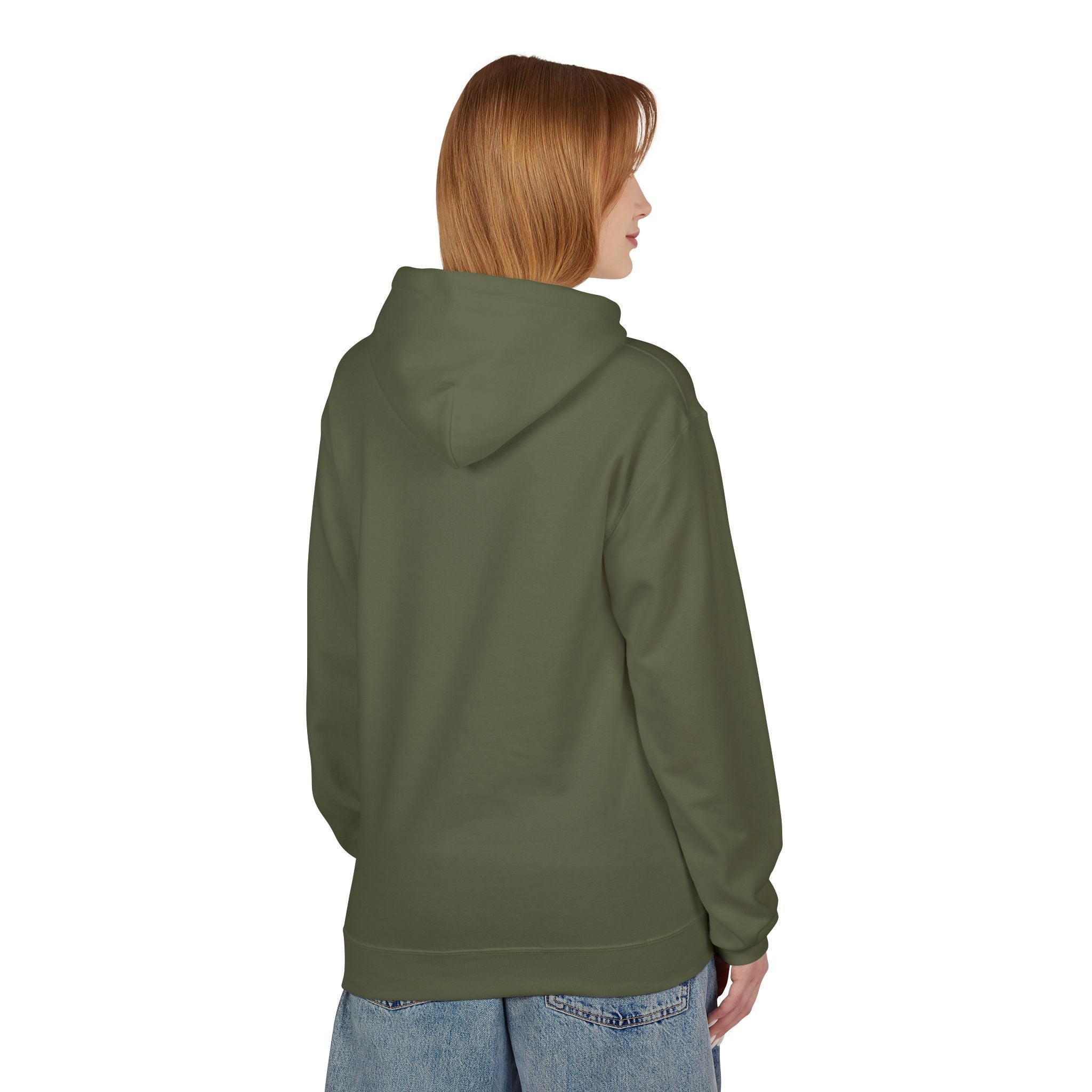 Husrah Report Hoodie — Earth-Tone Graphic Pullover