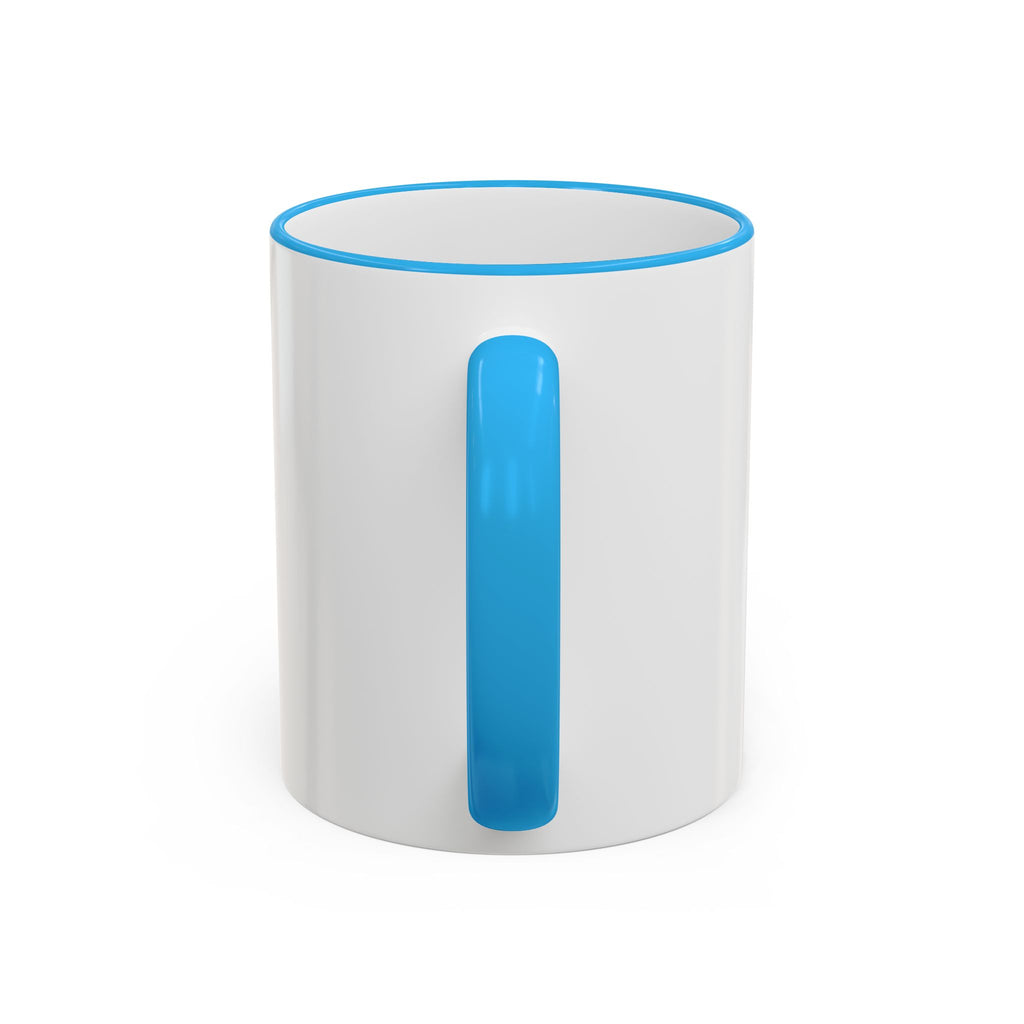 Bigfoot Group Accent Rim Mug — "Ramah NM Bigfoot Group" Coffee Cup (11oz & 15oz)