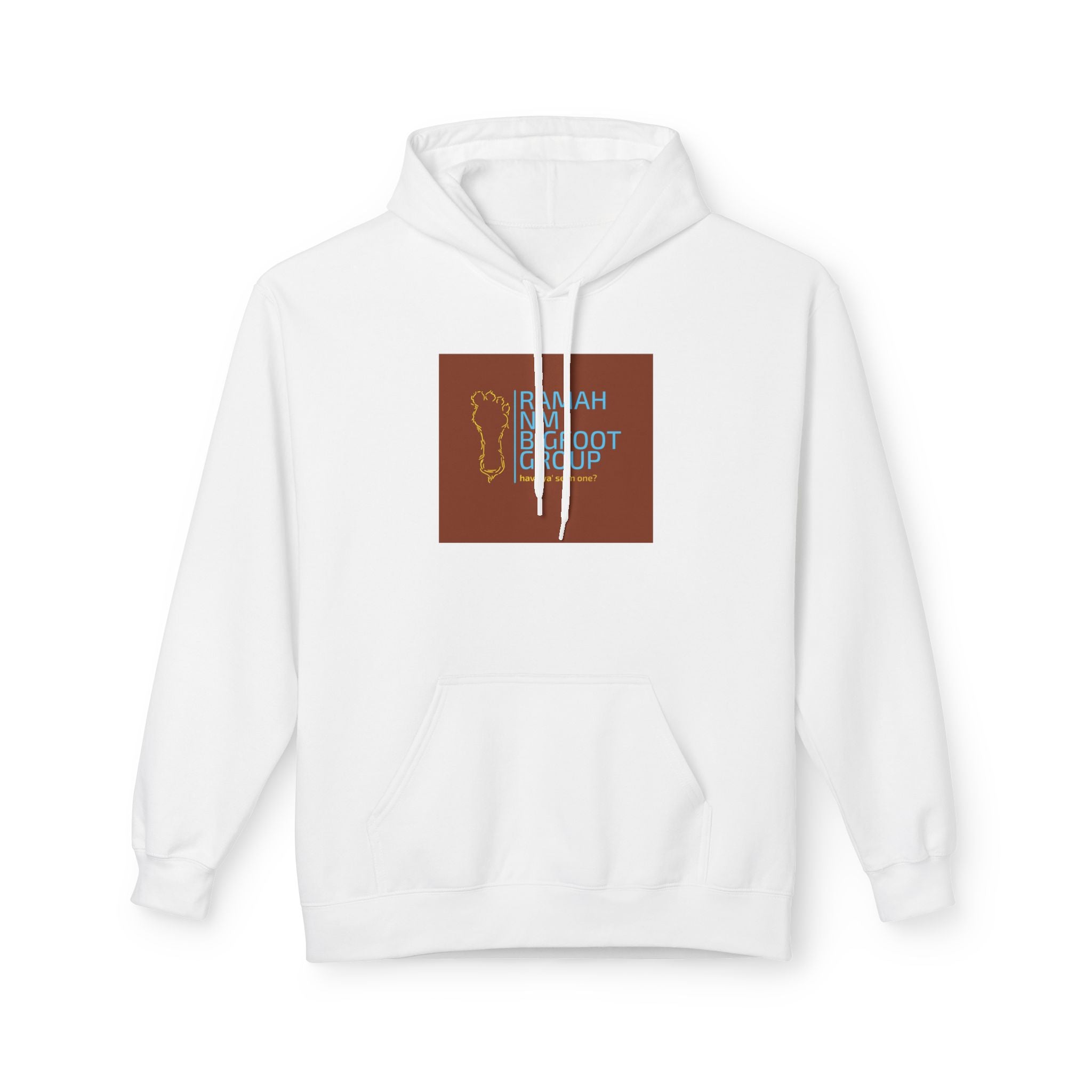 Husrah Report Hoodie — Earth-Tone Graphic Pullover