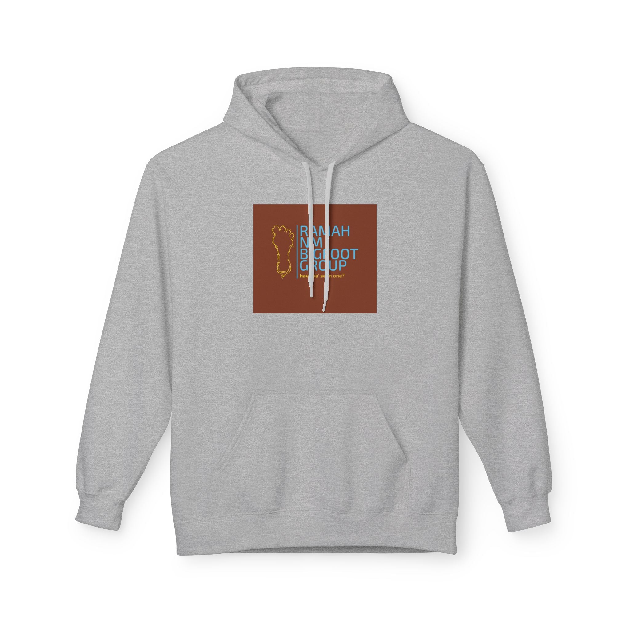 Husrah Report Hoodie — Earth-Tone Graphic Pullover