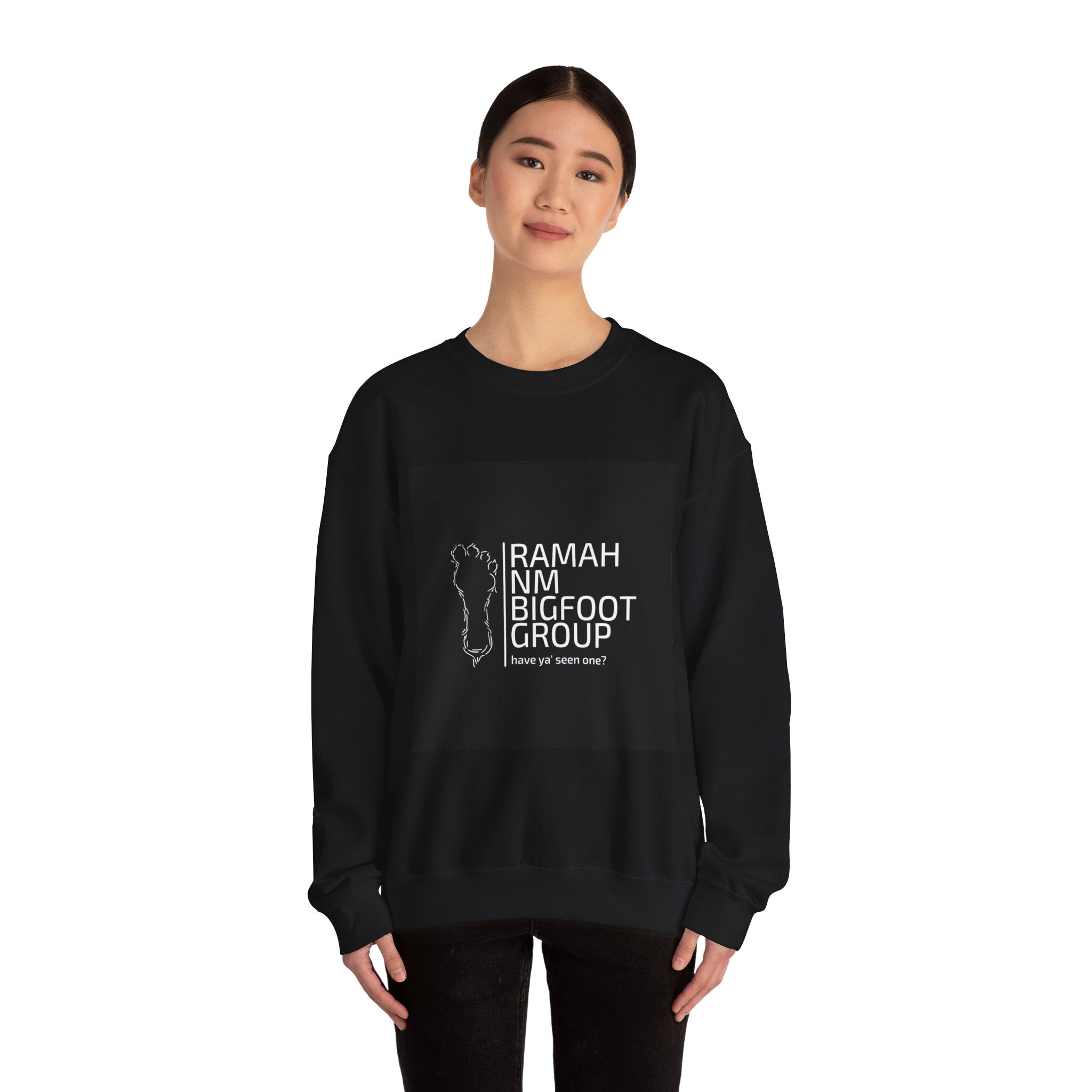 Bigfoot Club Crewneck Sweatshirt — "Ramah NM Bigfoot Group" Logo Pullover