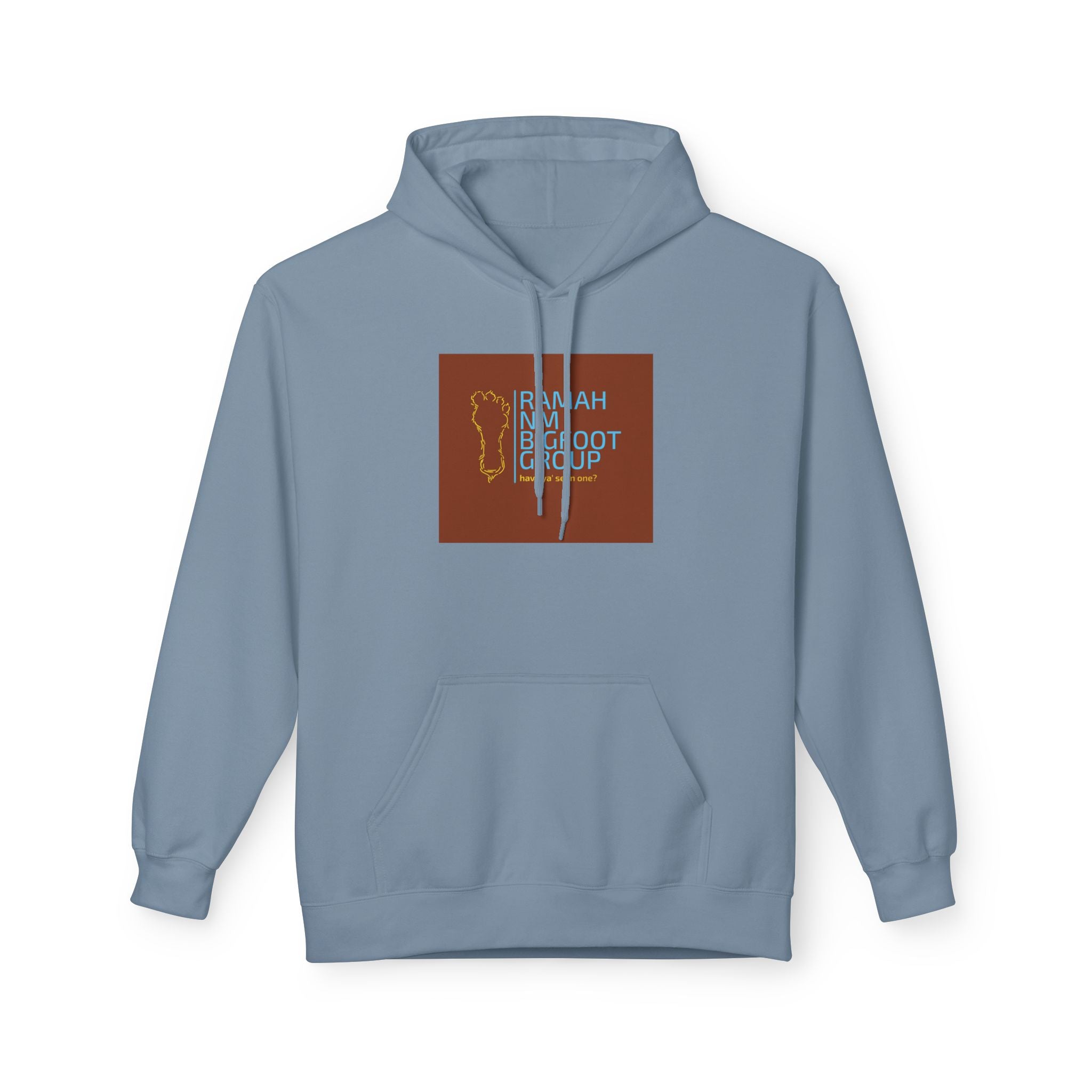 Husrah Report Hoodie — Earth-Tone Graphic Pullover