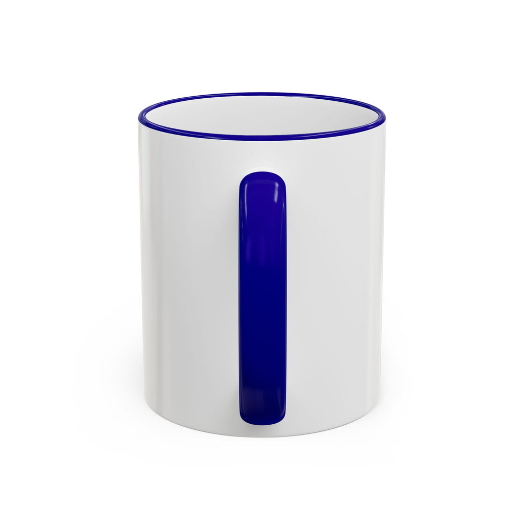 Bigfoot Group Accent Rim Mug — "Ramah NM Bigfoot Group" Coffee Cup (11oz & 15oz)