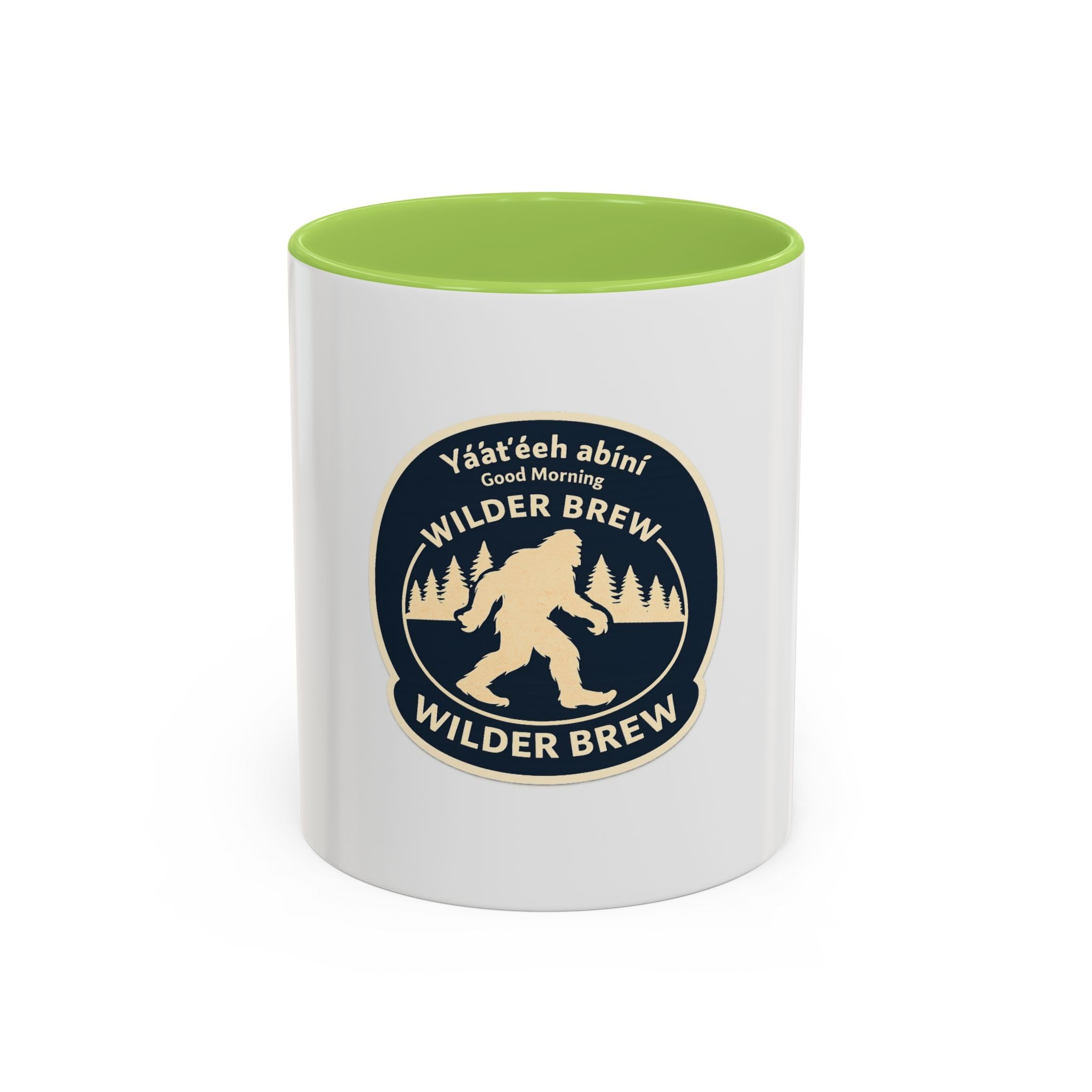 Wilder Brew Coffee Mug — Sasquatch Morning Brew Accent Mug (11/15 oz)