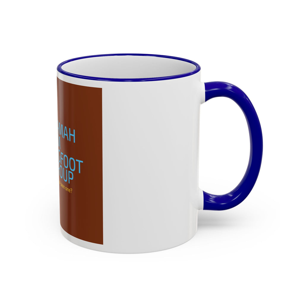 Bigfoot Group Accent Rim Mug — "Ramah NM Bigfoot Group" Coffee Cup (11oz & 15oz)