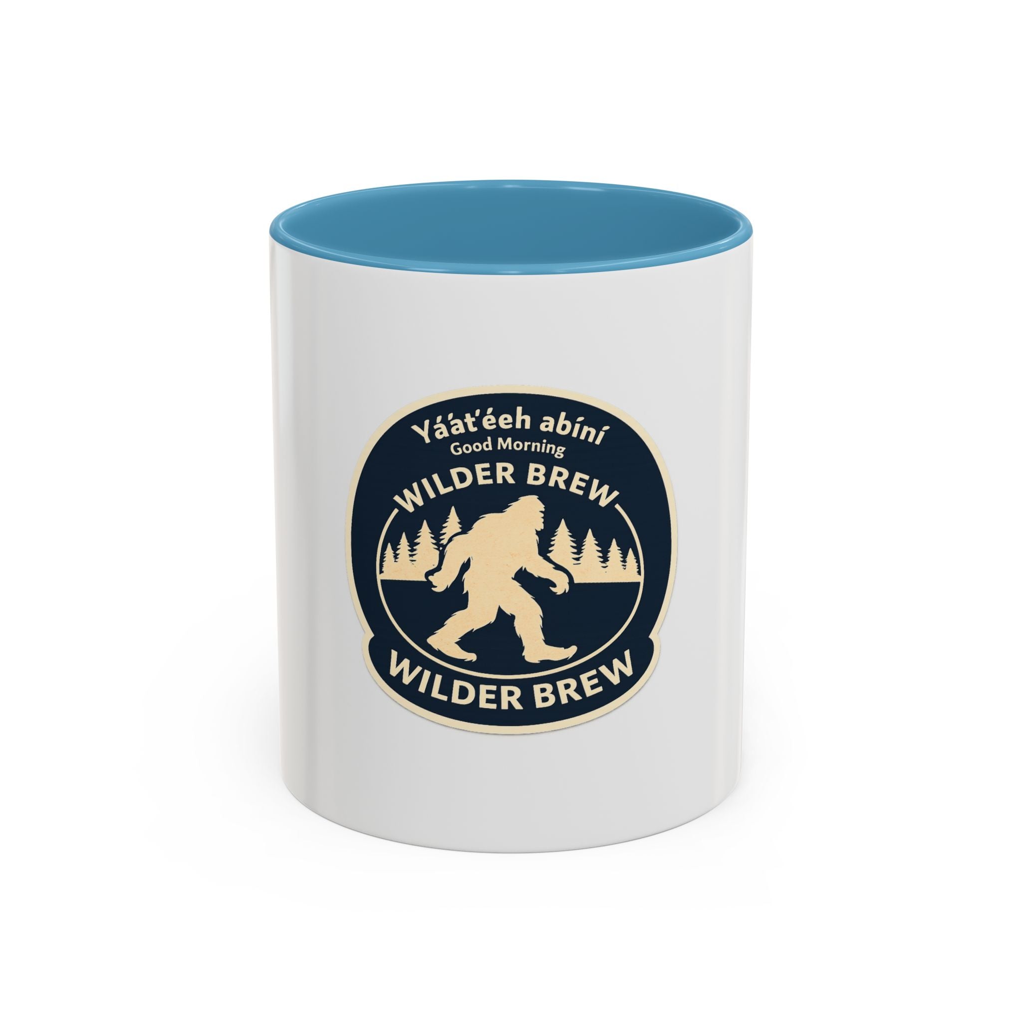 Wilder Brew Coffee Mug — Sasquatch Morning Brew Accent Mug (11/15 oz)