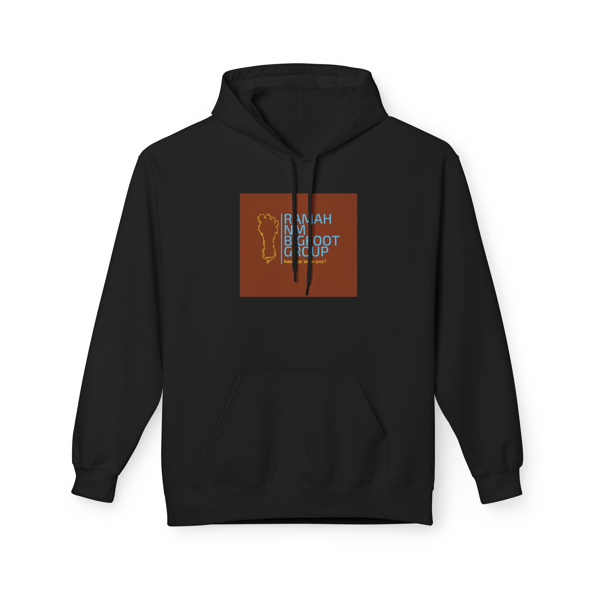 Husrah Report Hoodie — Earth-Tone Graphic Pullover