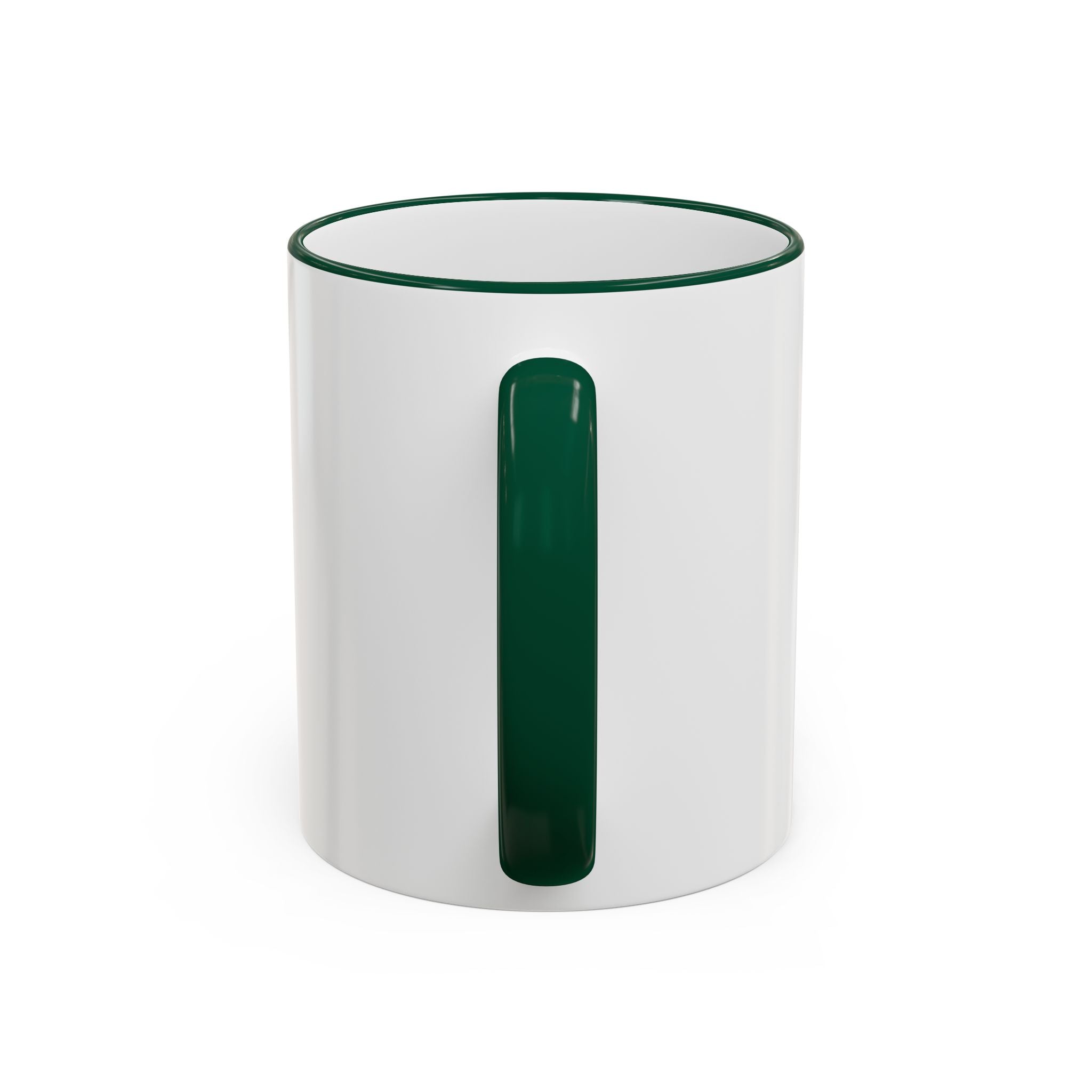 Bigfoot Group Accent Rim Mug — "Ramah NM Bigfoot Group" Coffee Cup (11oz & 15oz)