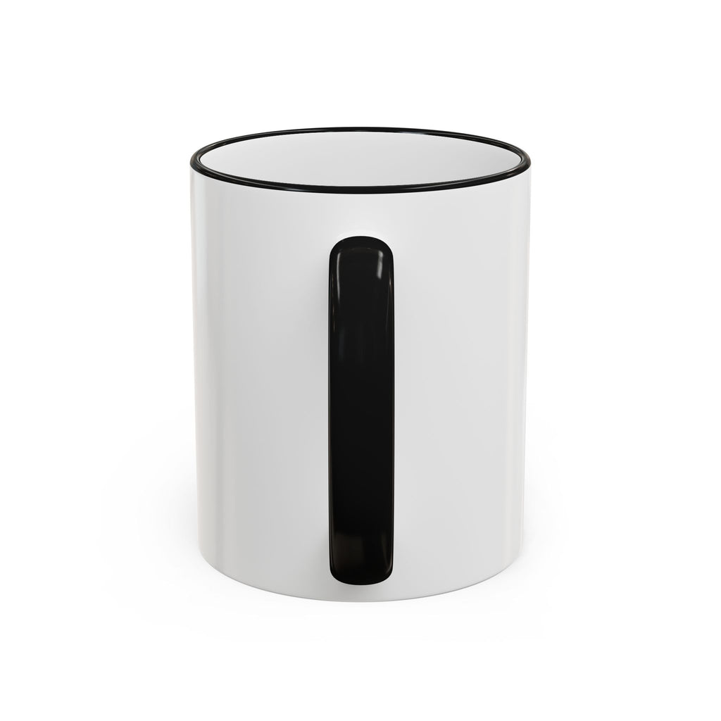 Bigfoot Group Accent Rim Mug — "Ramah NM Bigfoot Group" Coffee Cup (11oz & 15oz)