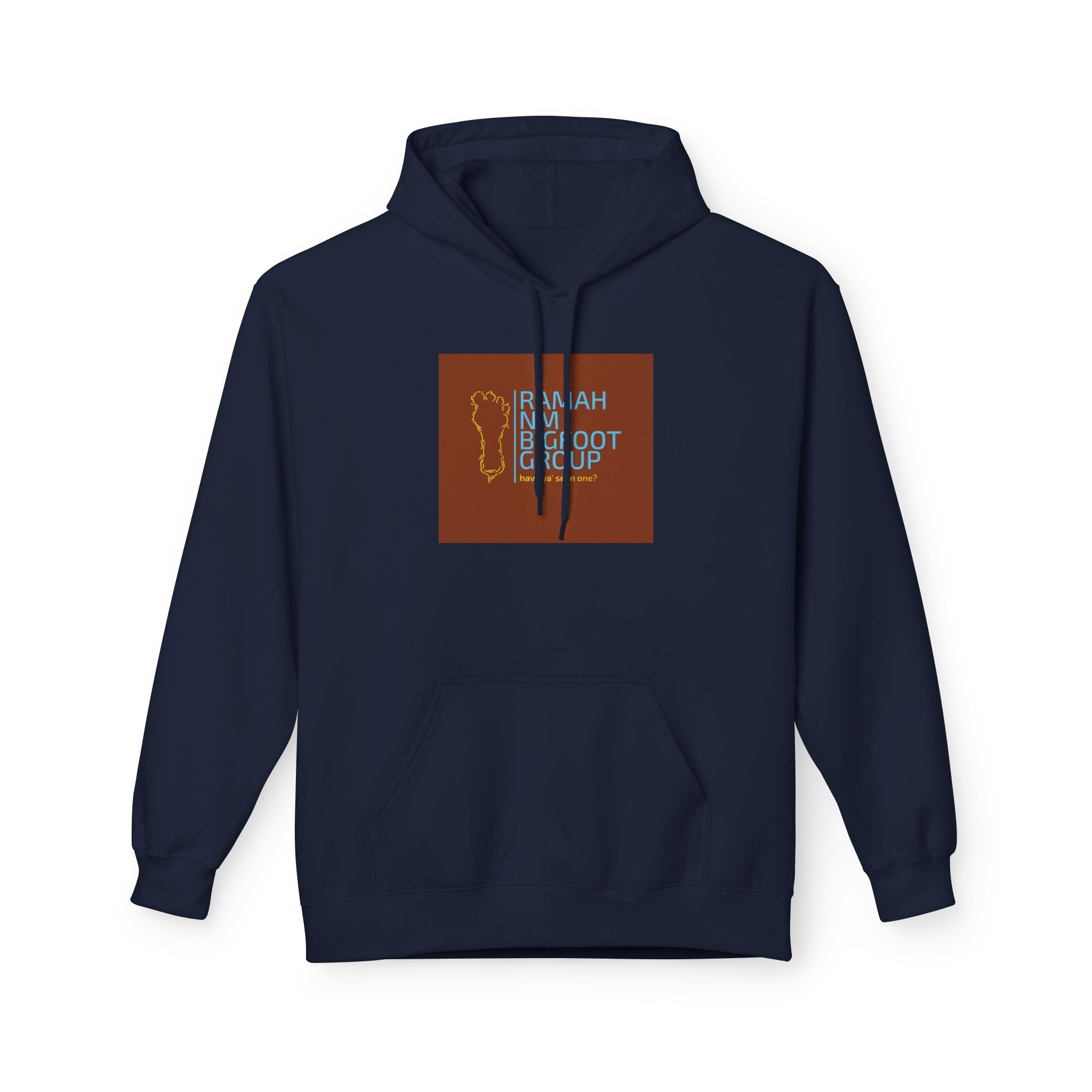 Husrah Report Hoodie — Earth-Tone Graphic Pullover